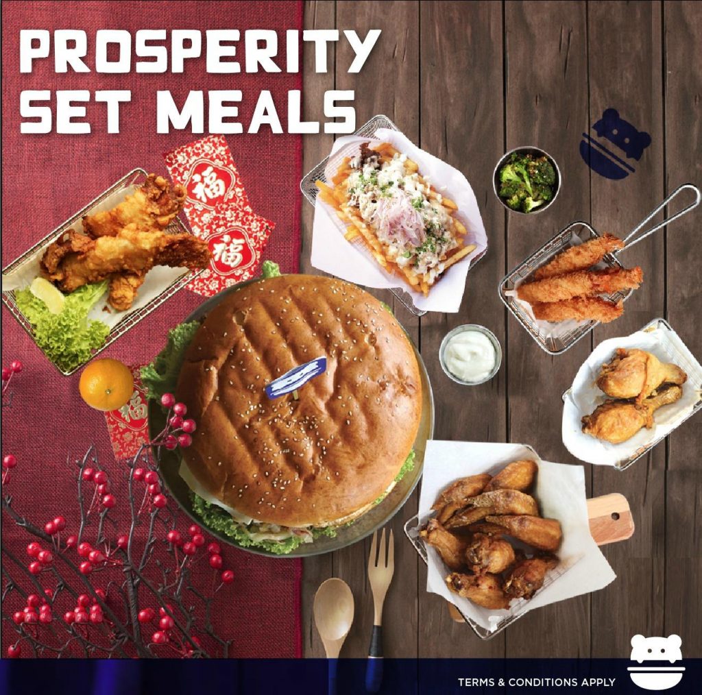 Burger Monster Singapore CNY Prosperity Set Meals Promotion ends 28 Feb 2018 | Why Not Deals