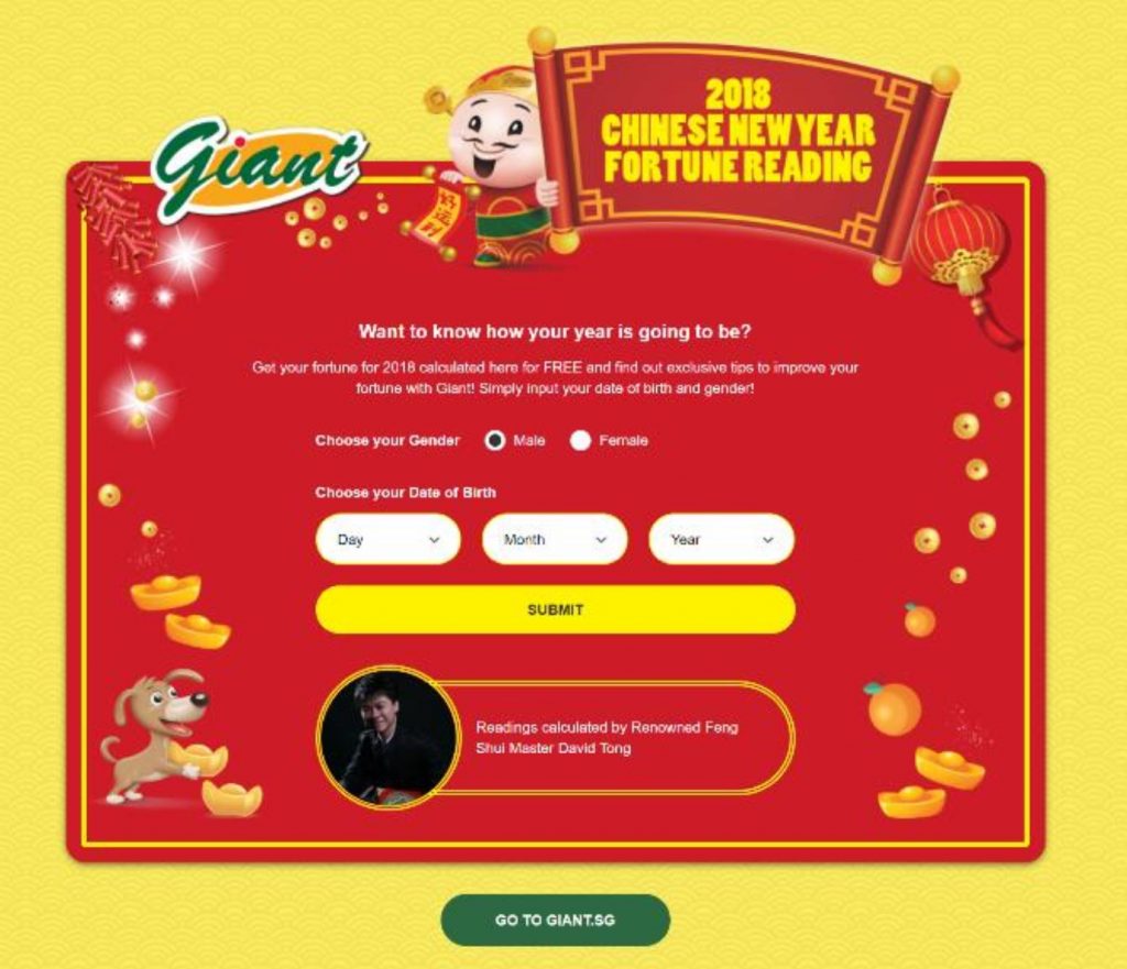 Giant Singapore Events, Promotions & Fengshui Chinese New Year 2018 | Why Not Deals