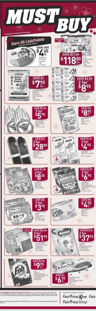NTUC FairPrice Singapore Your Weekly Saver Promotion 1-7 Feb 2018 | Why Not Deals 3