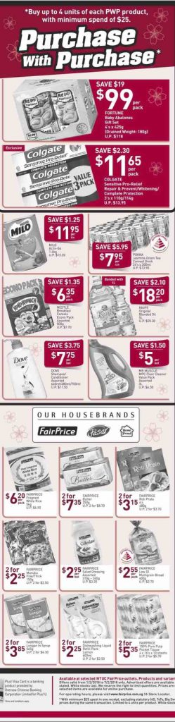 NTUC FairPrice Singapore Your Weekly Saver Promotion 1-7 Feb 2018 | Why Not Deals 4