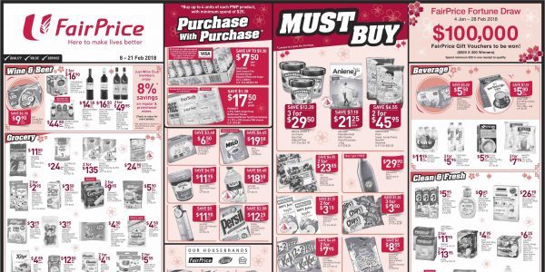 NTUC FairPrice Singapore Your Weekly Saver Promotion 8-21 Feb 2018
