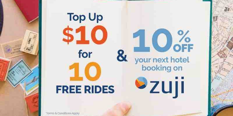 oBike Singapore Top Up $10 for 10 FREE Rides + 10% Off ZUJI Booking 5-15 Feb 2018