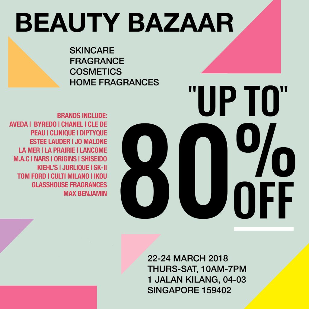 BeautyFresh Singapore Beauty Warehouse Sale Up to 80% Off Promotion 22-24 Mar 2018 | Why Not Deals 2