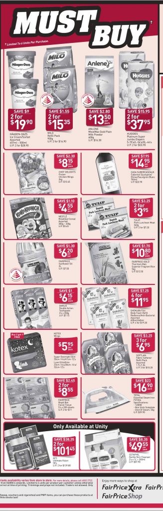 NTUC FairPrice Singapore Your Weekly Saver Promotion 15-21 Mar 2018 | Why Not Deals