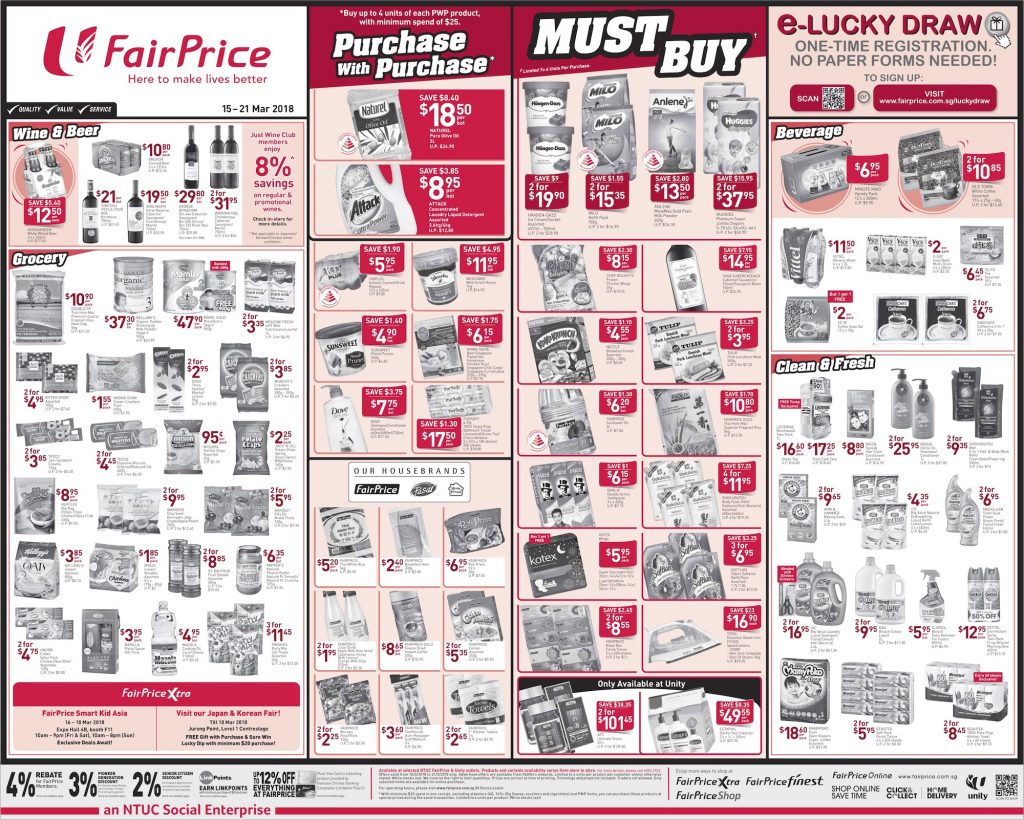 NTUC FairPrice Singapore Your Weekly Saver Promotion 15-21 Mar 2018 | Why Not Deals 3