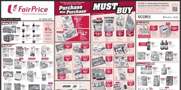 NTUC FairPrice Singapore Your Weekly Saver Promotion 22-28 Mar 2018