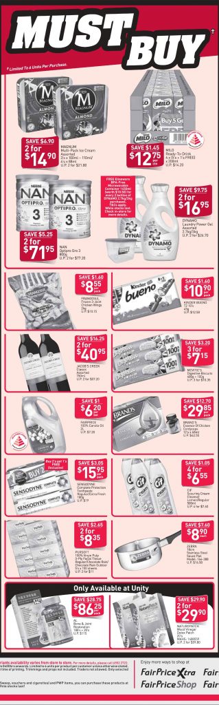 NTUC FairPrice Singapore Your Weekly Saver Promotion 29 Mar - 4 Apr 2018 | Why Not Deals 1