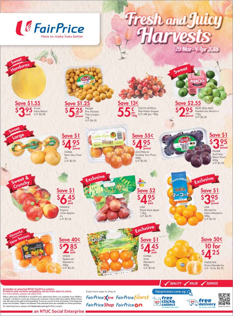 NTUC FairPrice Singapore Your Weekly Saver Promotion 29 Mar - 4 Apr 2018 | Why Not Deals 3