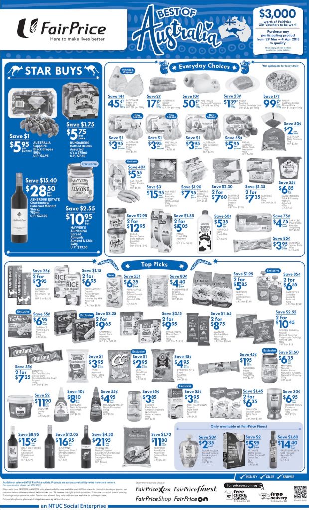 NTUC FairPrice Singapore Your Weekly Saver Promotion 29 Mar - 4 Apr 2018 | Why Not Deals 5