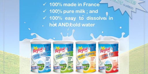 Regilait Number 1 Milk Powder in France now in Singapore with Promotional Price $19.75