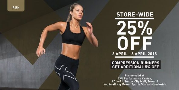 Key Power Sports Singapore Exclusive Weekend Deal 25% Off Promotion 6-8 Apr 2018