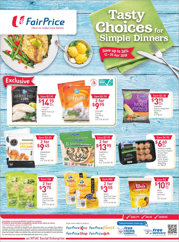 NTUC FairPrice Singapore Your Weekly Saver Promotion 12-18 Apr 2018 | Why Not Deals 4