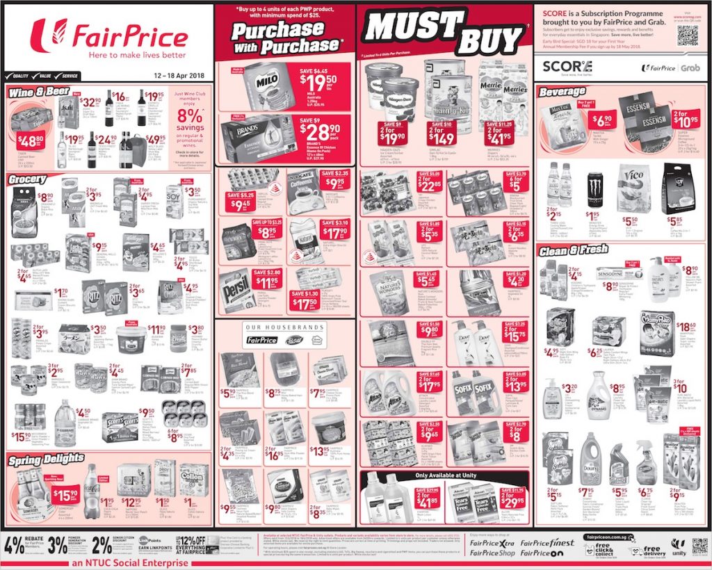 NTUC FairPrice Singapore Your Weekly Saver Promotion 12-18 Apr 2018 | Why Not Deals 5