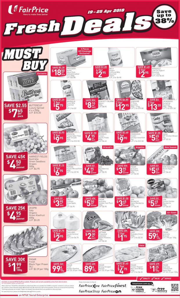 NTUC FairPrice Singapore Your Weekly Saver Promotion 19-25 Apr 2018 | Why Not Deals 5