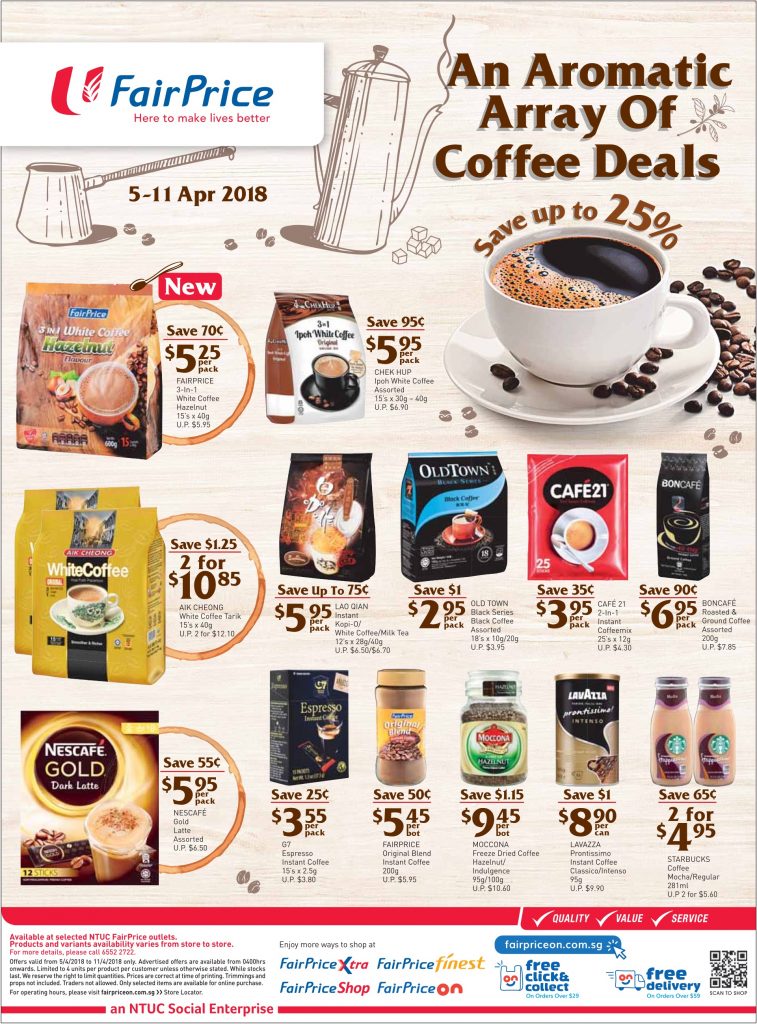 NTUC FairPrice Singapore Your Weekly Saver Promotion 5-11 Apr 2018 | Why Not Deals 1