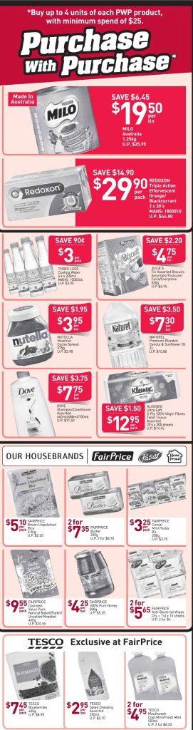 NTUC FairPrice Singapore Your Weekly Saver Promotion 10-16 May 2018 | Why Not Deals