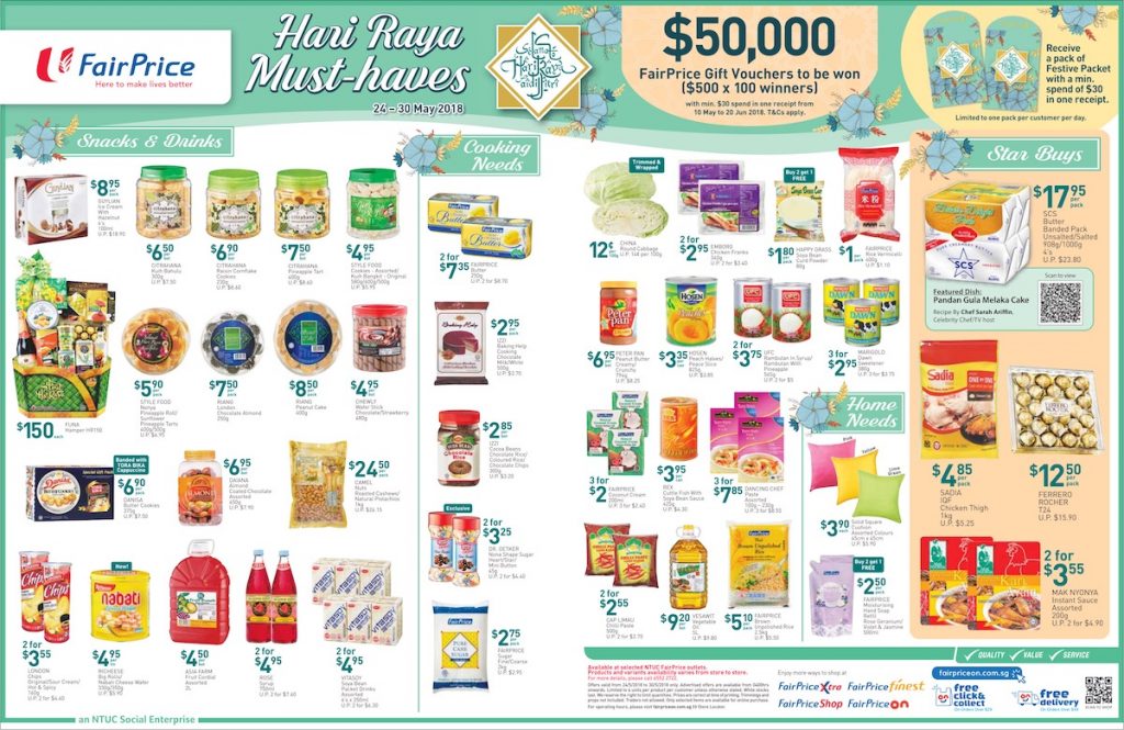NTUC FairPrice Singapore Your Weekly Saver Promotion 24-30 May 2018 | Why Not Deals 3
