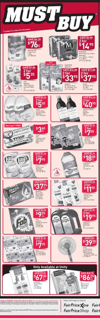 NTUC FairPrice Singapore Your Weekly Saver Promotion 31 May - 6 Jun 2018 | Why Not Deals