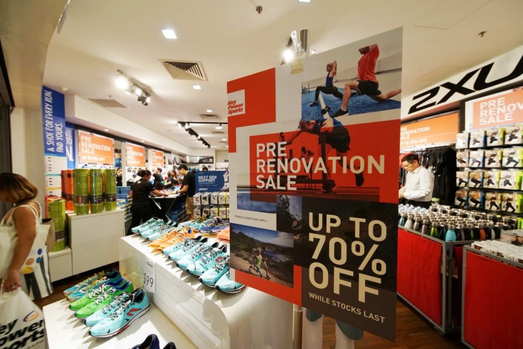 Key Power Sports Singapore Velocity Outlet Pre-renovation Sale 70% Off ends 31 Jul 2018 | Why Not Deals 1
