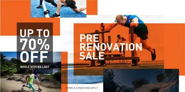 Key Power Sports Singapore Velocity Outlet Pre-renovation Sale 70% Off ends 31 Jul 2018