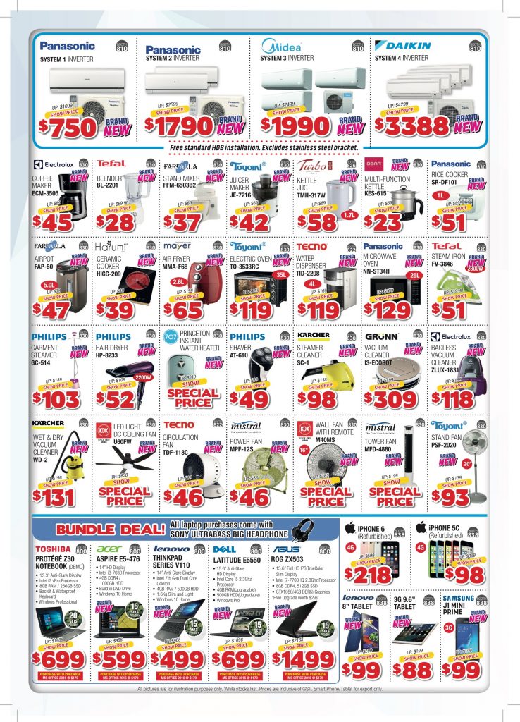 Largest Electronics Warehouse Sale at Downtown East 90% Off Promotion 8-10 Jun 2018 | Why Not Deals 1