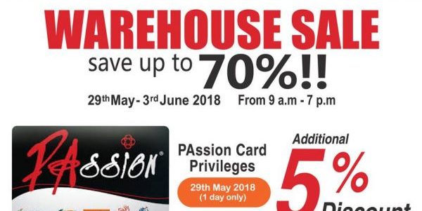 LOCK & LOCK Singapore Warehouse Sales Up to 70% Off Promotion 29 May – 3 Jun 2018