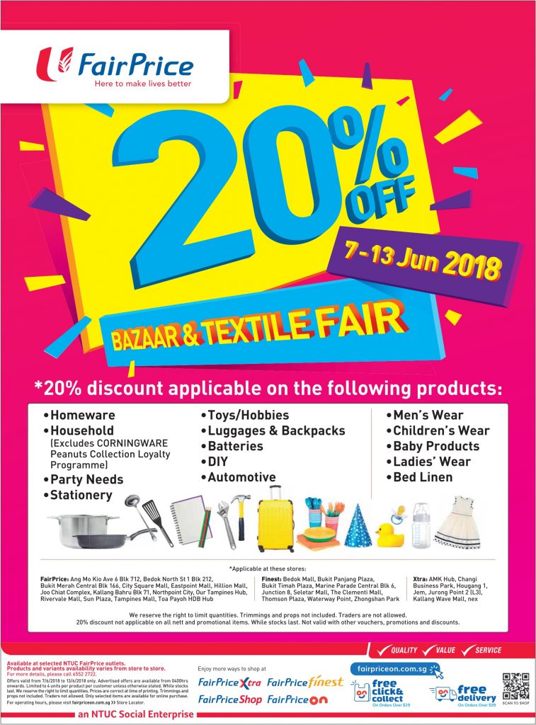 NTUC FairPrice Singapore Your Weekly Saver Promotion 7-13 Jun 2018 | Why Not Deals 3