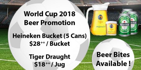 Ocean Spoon Dining Singapore FIFA World Cup 2018 Live Match Screenings with Promotions