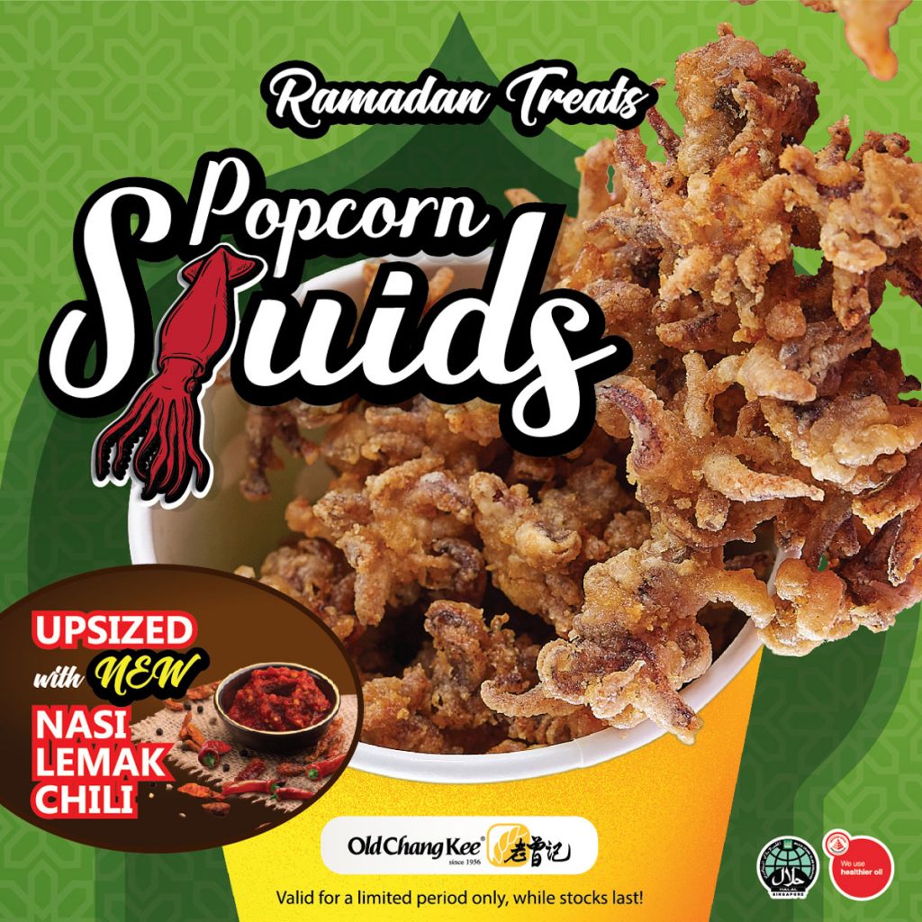 Old Chang Kee Singapore Popcorn Squid Upsized from 30 May - 31 Jun 2018 | Why Not Deals