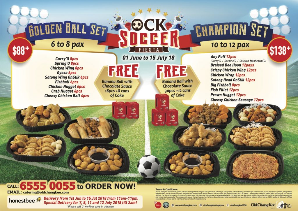 Old Chang Kee Singapore Soccer Fiesta Delicious Hot Snack from 1 Jun - 15 Jul 2018 | Why Not Deals 1