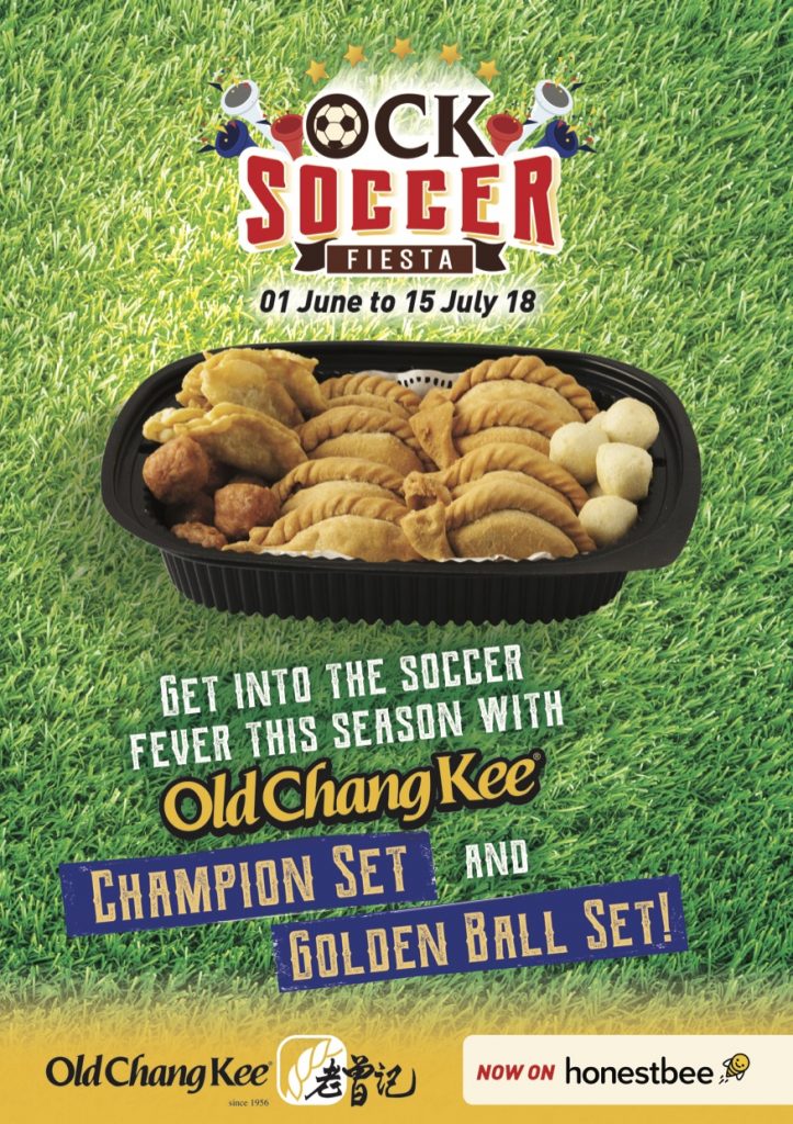 Old Chang Kee Singapore Soccer Fiesta Delicious Hot Snack from 1 Jun - 15 Jul 2018 | Why Not Deals