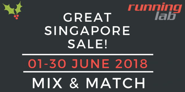 Running Lab Great Singapore Sale Up to 20% Off Promotion 1-30 Jun 2018