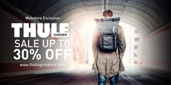 The Bag Creature Singapore THULE Webstore Exclusive 30% Off Promotion 8-10 Jun 2018