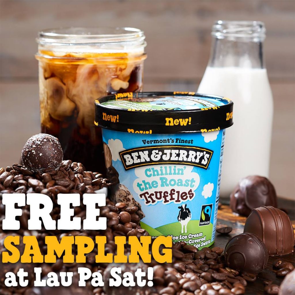 Ben & Jerry's Singapore FREE Scoops at Lau Pa Sat Promotion 16-29 Jul 2018 | Why Not Deals