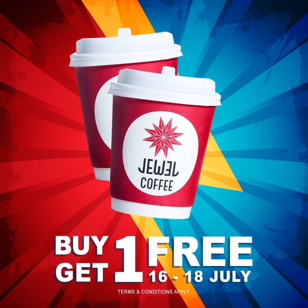 Jewel Coffee Singapore FIFA World Cup 1-for-1 Promotion 16-18 Jul 2018 | Why Not Deals