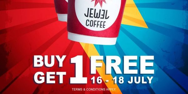 Jewel Coffee Singapore FIFA World Cup 1-for-1 Promotion 16-18 Jul 2018