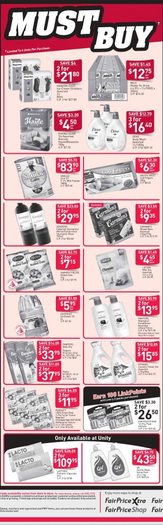 NTUC FairPrice Singapore Your Weekly Saver Promotion 26 Jul - 1 Aug 2018 | Why Not Deals