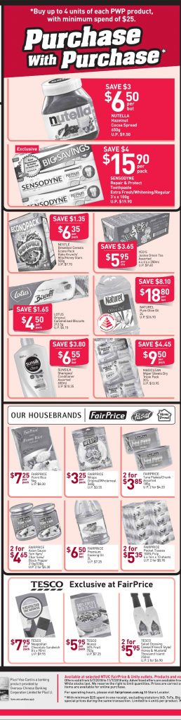NTUC FairPrice Singapore Your Weekly Saver Promotion 5-11 Jul 2018 | Why Not Deals 2