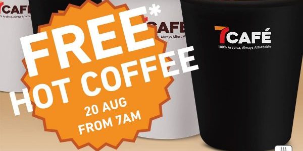 7-Eleven Singapore FREE HOT COFFEE in 7Café from 7am onwards on 20 Aug 2018