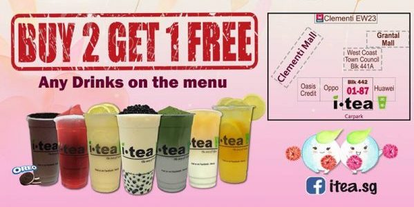 itea.sg Clementi New Outlet Buy 2 Get 1 FREE Promotion 13-22 Aug 2018