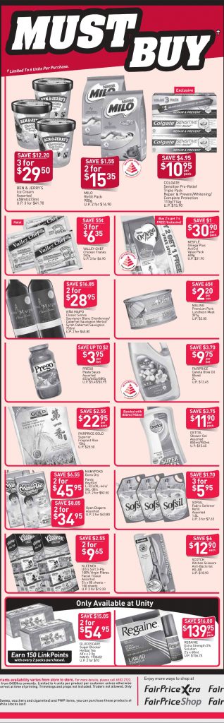 NTUC FairPrice Singapore Your Weekly Saver Promotion 16-22 Aug 2018 | Why Not Deals