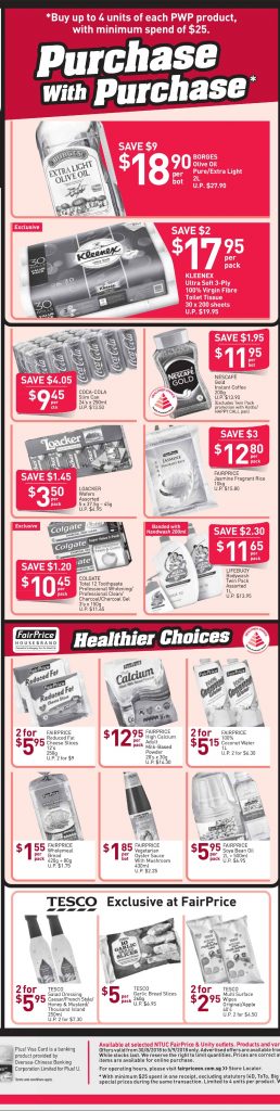 NTUC Singapore Your Weekly Saver Promotion 30 Aug - 5 Sep 2018 | Why Not Deals 2