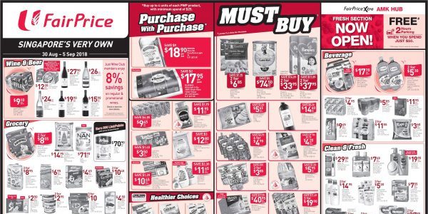 NTUC Singapore Your Weekly Saver Promotion 30 Aug – 5 Sep 2018