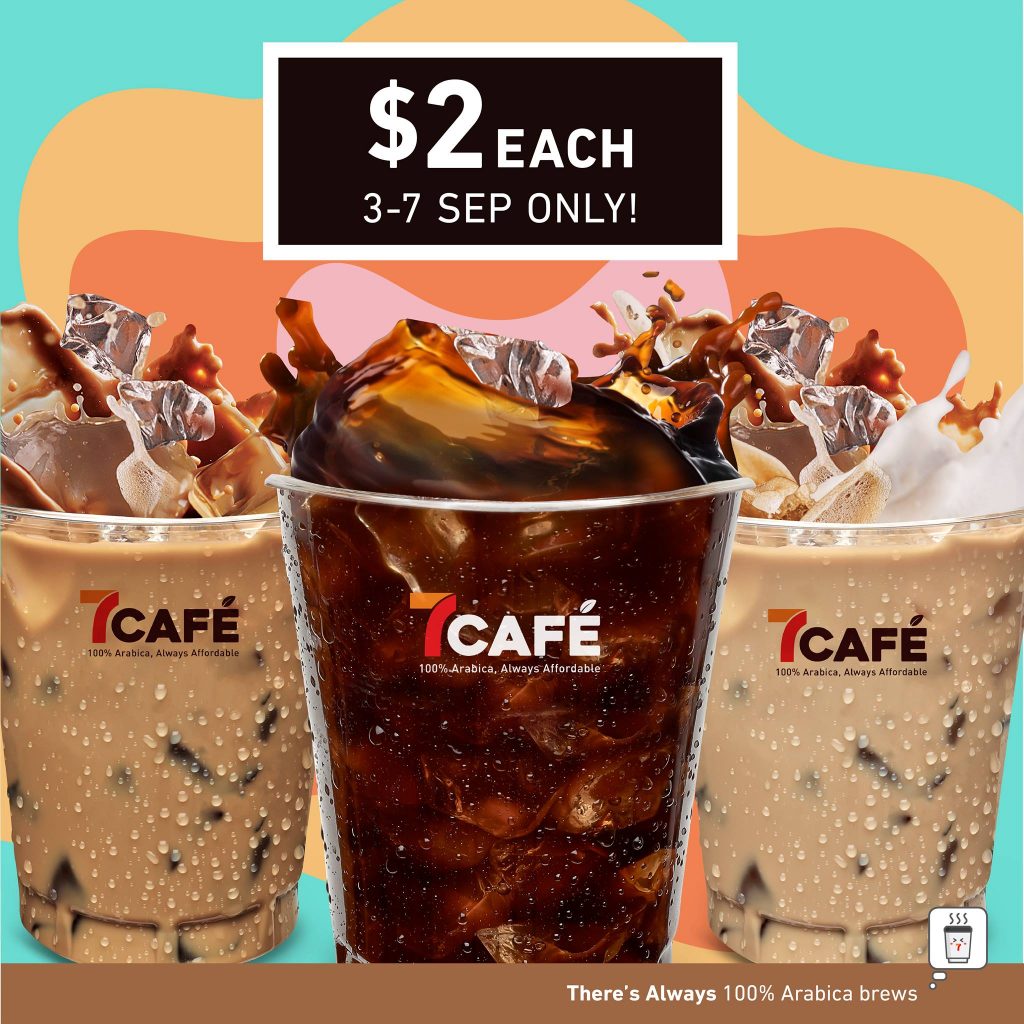 7-Eleven Singapore $2 7CAFÉ ICED COFFEE Promotion 3-7 Sep 2018 | Why Not Deals