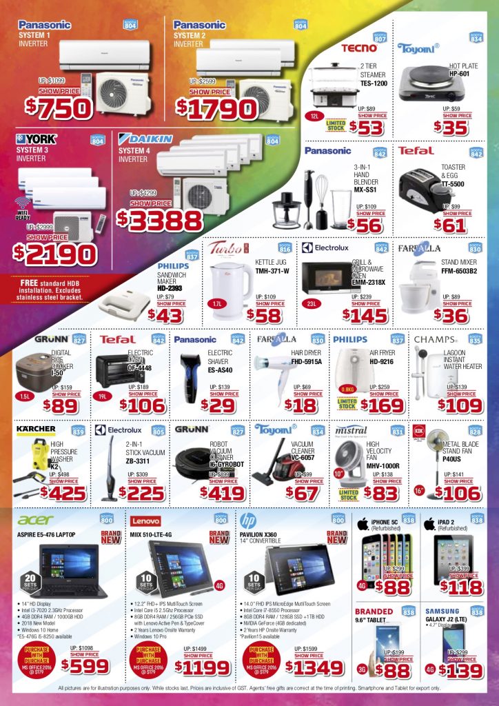 Consumer Electronics Expo Singapore Up to 90% Off Promotion 19-21 Oct 2018 | Why Not Deals 5