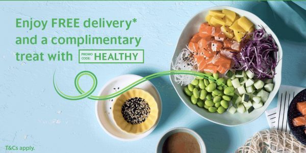 Grab Singapore Enjoy FREE DELIVERY with HEALTHY Promo Code 18-31 Oct 2018