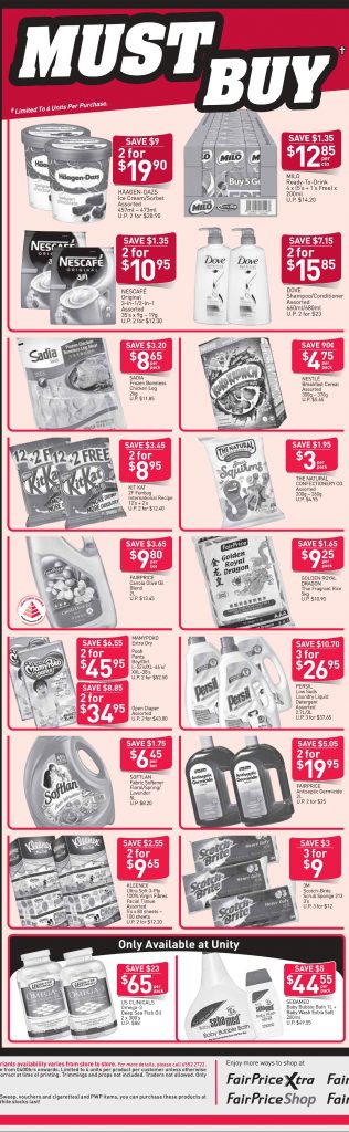 NTUC FairPrice Singapore Your Weekly Saver Promotion 11-17 Oct 2018 | Why Not Deals 1
