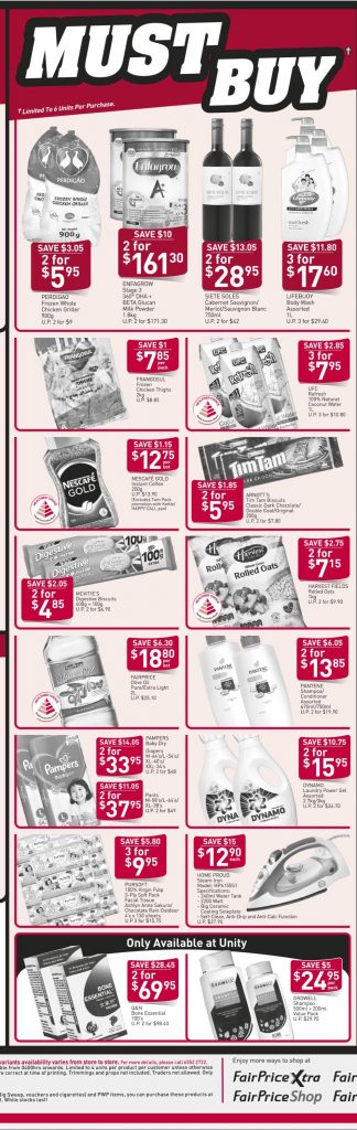 NTUC FairPrice Singapore Your Weekly Saver Promotion 27 Sep - 3 Oct 2018 | Why Not Deals