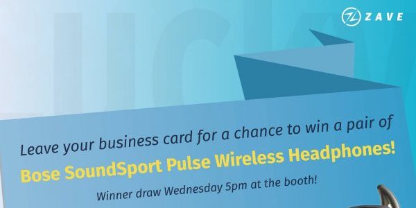 Zave is giving away Bose Headphones at Singapore Account & Finance Show ends 1700 hrs 15 Oct 2018