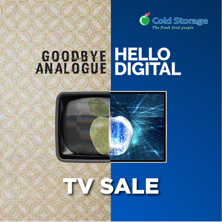 Cold Storage Singapore Say Goodbye to Analogue and Hello to Digital Promotion ends 31 Dec 2018 | Why Not Deals